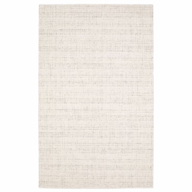 Circa CIR08 Ivory/ Grey Hand-crafted Wool Blend Area Rug - 10' x 13'