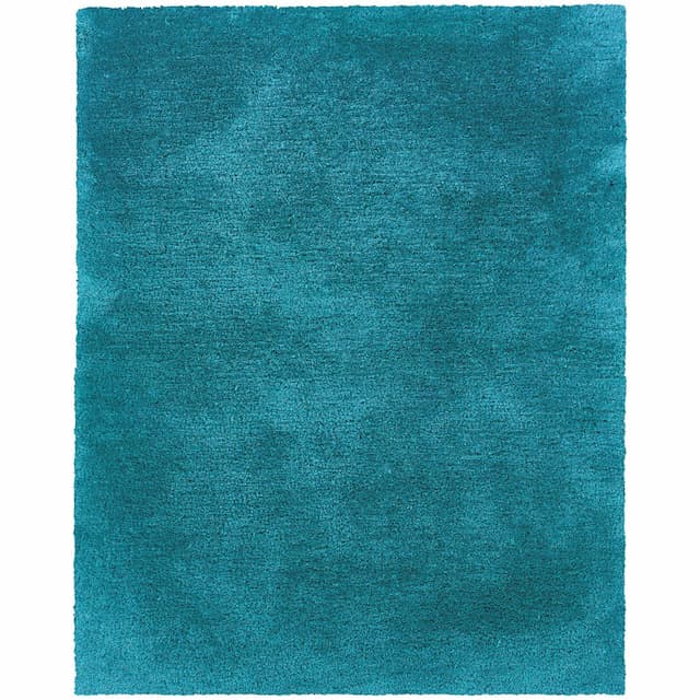 Cosmo 81104 Teal Indoor Area Rug - 10' x 13'