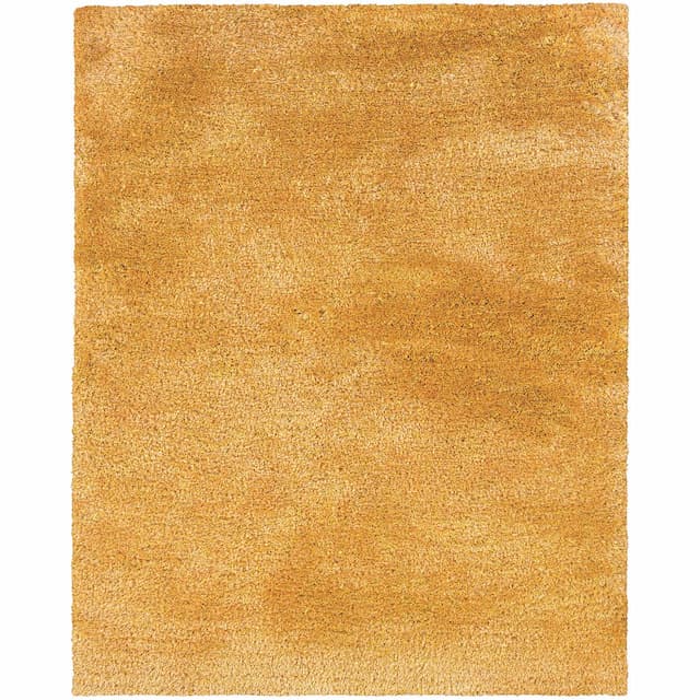 Cosmo 81107 Gold Indoor Area Rug - 10' x 13'