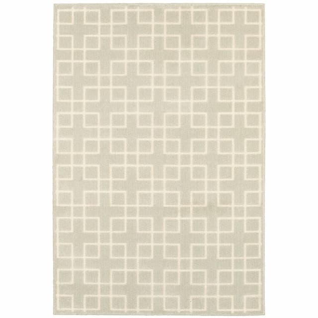 Ellerson 6140Y Ivory/ Beige Indoor Area Rug - 3'10" x 5'5"