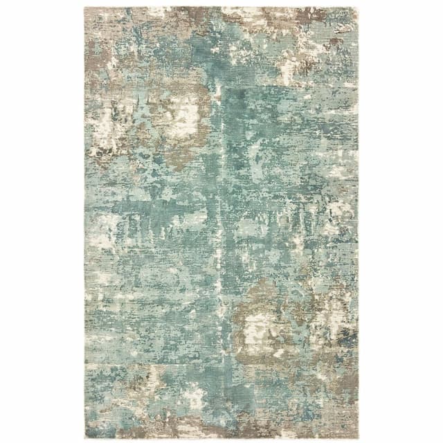 Formations 70005 Blue/ Grey Indoor Area Rug - 10' x 14'