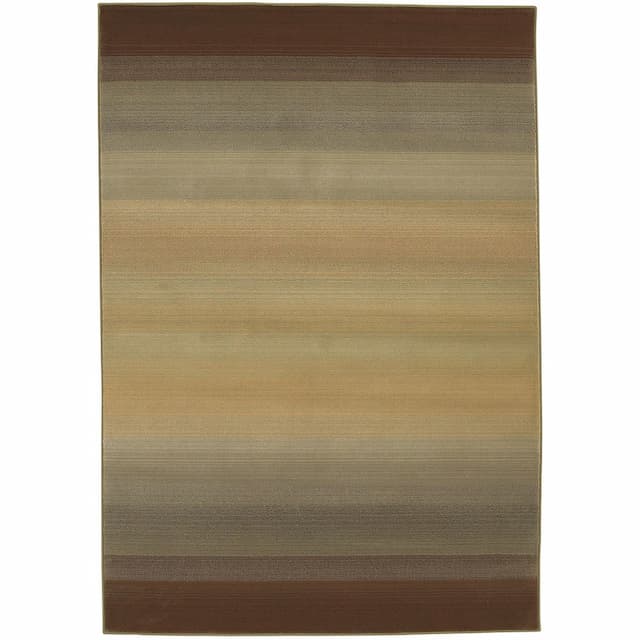 Generations 594X1 Brown/ Beige Indoor Area Rug - 2'3" x 4'5"