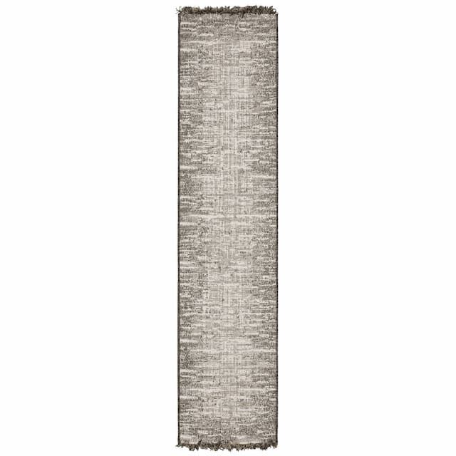 Gillian 502J4 Beige/ Black Ultimate Performance Area Rug - 1'10" x 7'6"