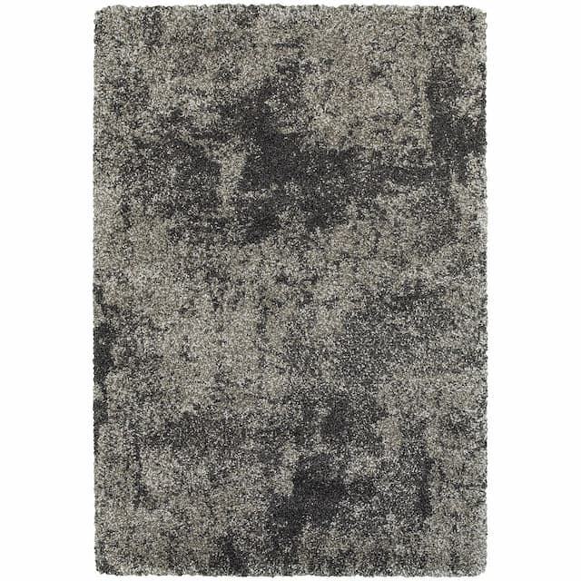 Henderson 5503Z Grey/ Charcoal Indoor Area Rug - 1'10" x 3'3"