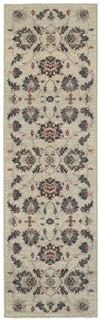 Highlands 6684B Beige/ Multi Indoor Area Rug - 2'3" x 7'6"