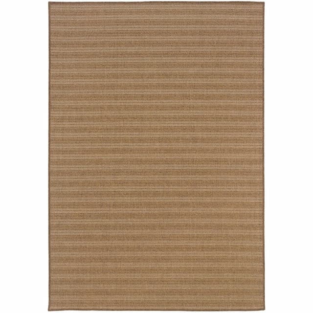 Karavia 001X3 Tan/ Light Tan Ultimate Performance Area Rug - 1'9" x 3'9"