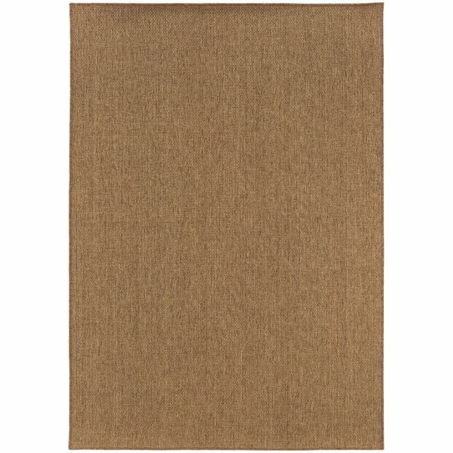 Karavia 2061N Tan Ultimate Performance Area Rug - 1'9" x 3'9"