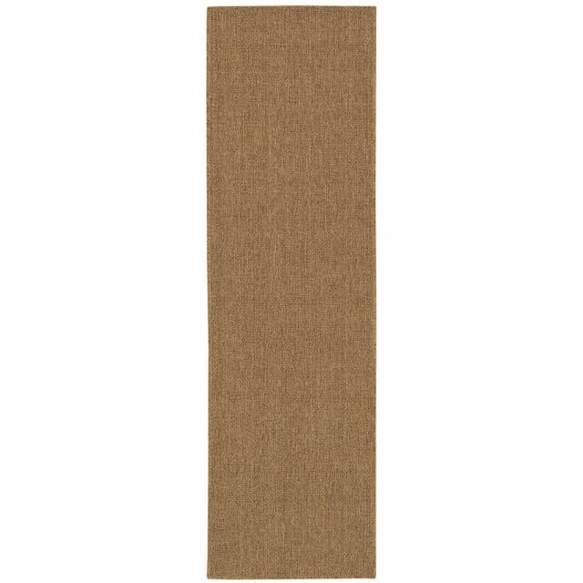 Karavia 2061N Tan Ultimate Performance Area Rug - 2'3" x 7'6"