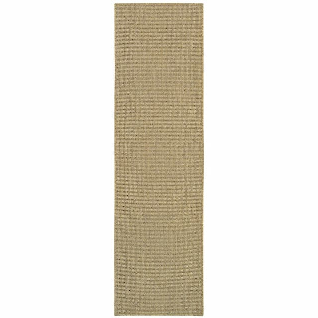 Karavia 2068X Tan Ultimate Performance Area Rug - 2'3" x 7'6"