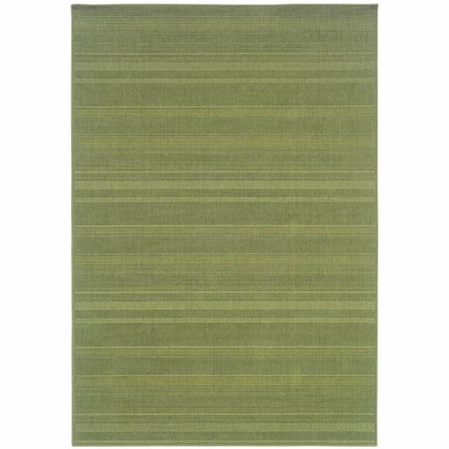 Lanai 781F6 Green Indoor/Outdoor Area Rug - 1'8" x 3'7"