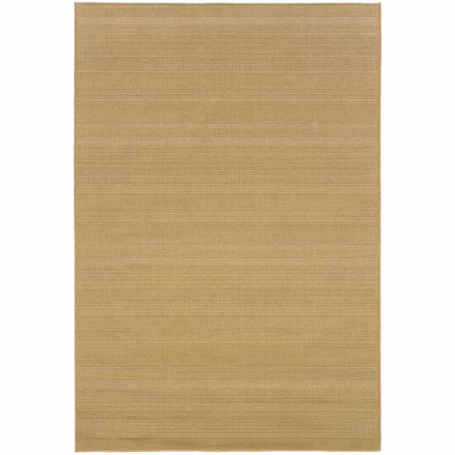 Lanai 781Y1 Tan Indoor/Outdoor Area Rug - 1'8" x 3'7"