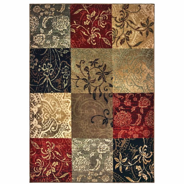 Laurel 2798A Multi-colored Indoor Area Rug - 3'3" x 5'