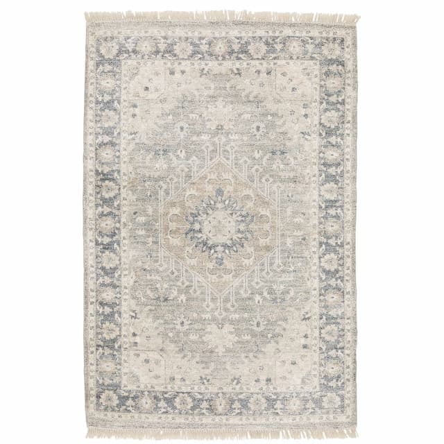 Malabar 45302 Beige/ Grey Indoor Area Rug - 10' x 13'