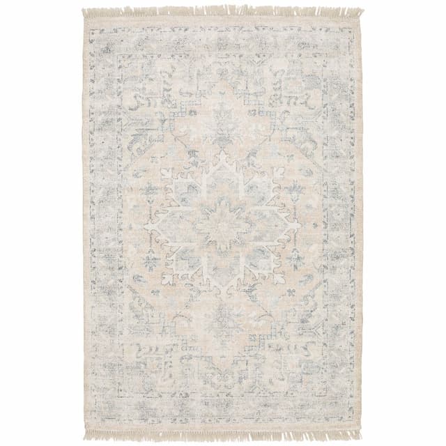 Malabar 45308 Beige/ Grey Indoor Area Rug - 10' x 13'