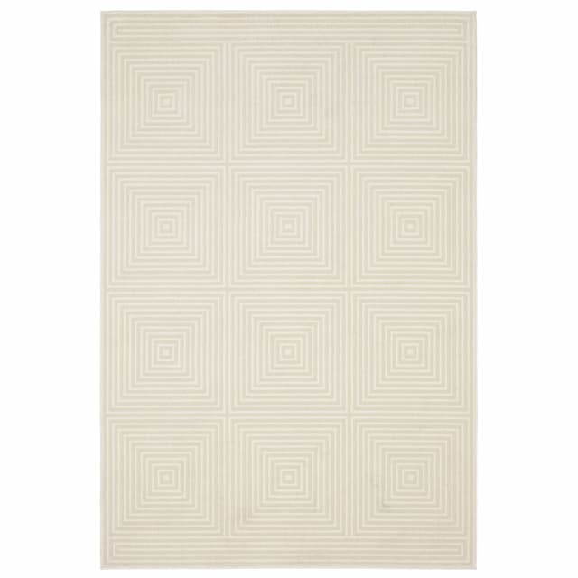 Raylan RAY04 Ivory/ Beige Indoor Area Rug - 3'3" x 5'