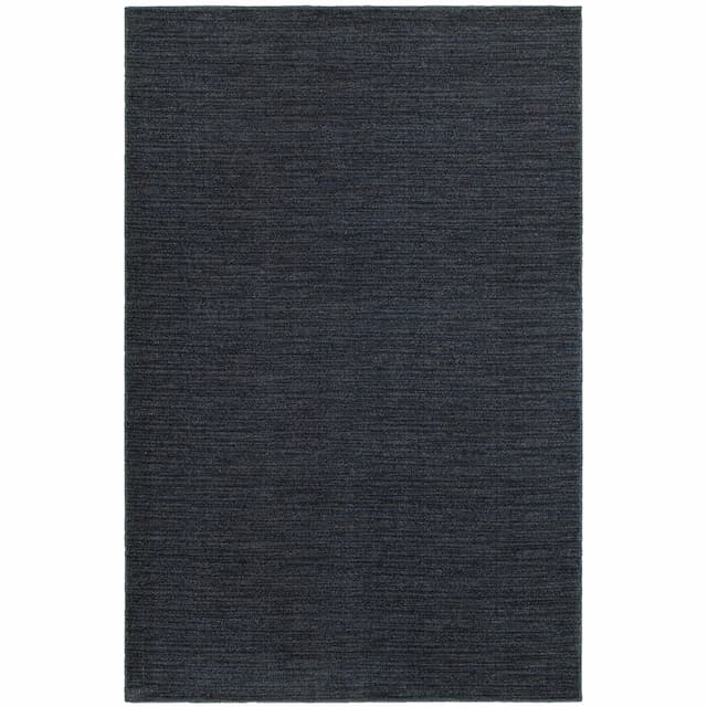 Richmond 526B3 Navy/ Grey Indoor Area Rug - 1'10" x 3'