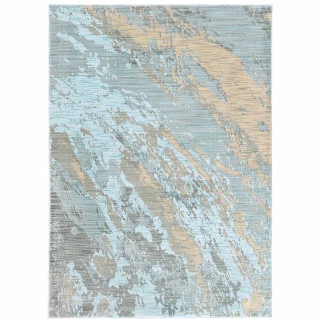 Sedona 6367A Blue/ Grey Indoor Area Rug - 1'10" x 3'