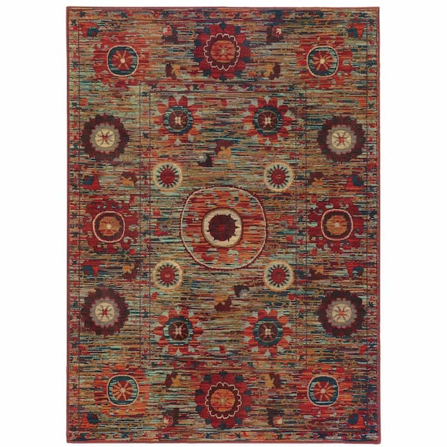 Sedona 6408K Multi Indoor Area Rug - 1'10" x 3'