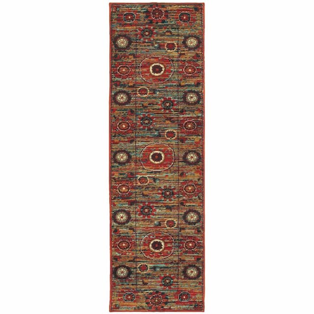 Sedona 6408K Multi Indoor Area Rug - 2'3" x 7'6"