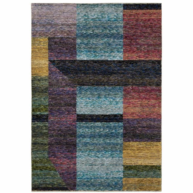 Strada STR04 Multi-colored Indoor Area Rug - 10' x 13'2"