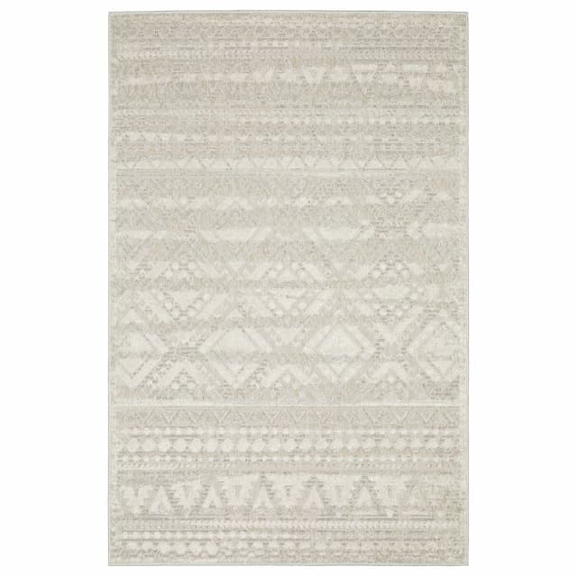 Tangier TAN01 Beige/ Ivory Indoor Area Rug - 3'3" x 5'