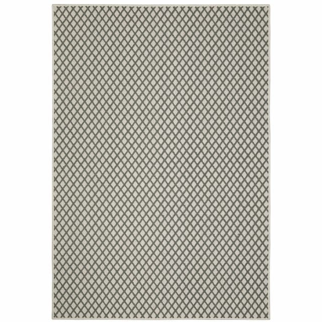 Torrey 501H1 Light Grey/ Grey Indoor/Outdoor Area Rug - 1'10" x 3'9"