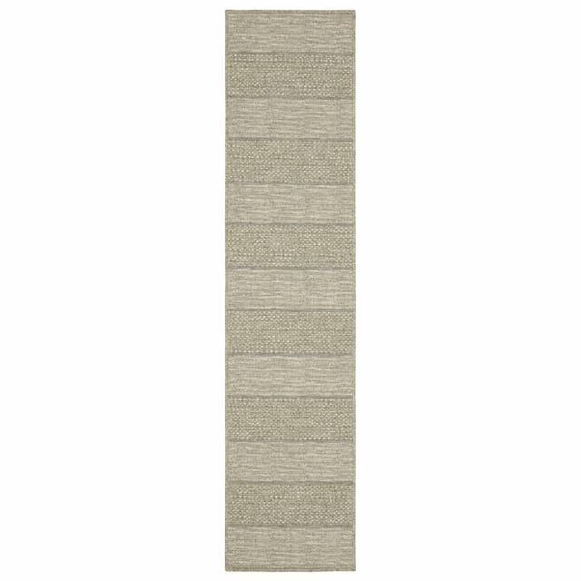 Tortuga TR01A Tan/Beige Ultimate Performance Area Rug - 1'10" x 7'6"