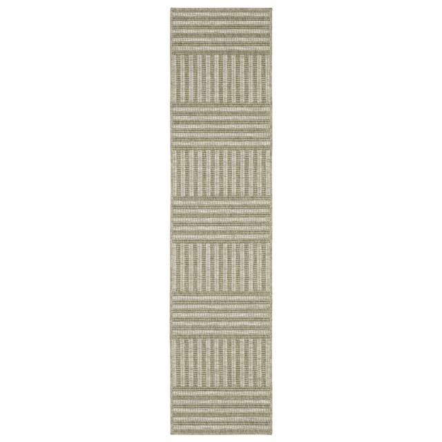 Tortuga TR02A Tan/Light Brown Ultimate Performance Area Rug - 1'10" x 7'6"