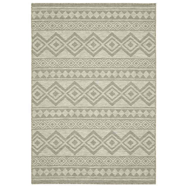 Tortuga TR03A Tan/Black Ultimate Performance Area Rug - 3'3" x 5'