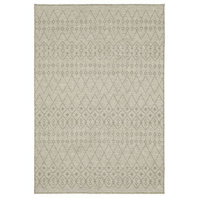 Tortuga TR04A Tan/Black Ultimate Performance Area Rug - 3'3" x 5'