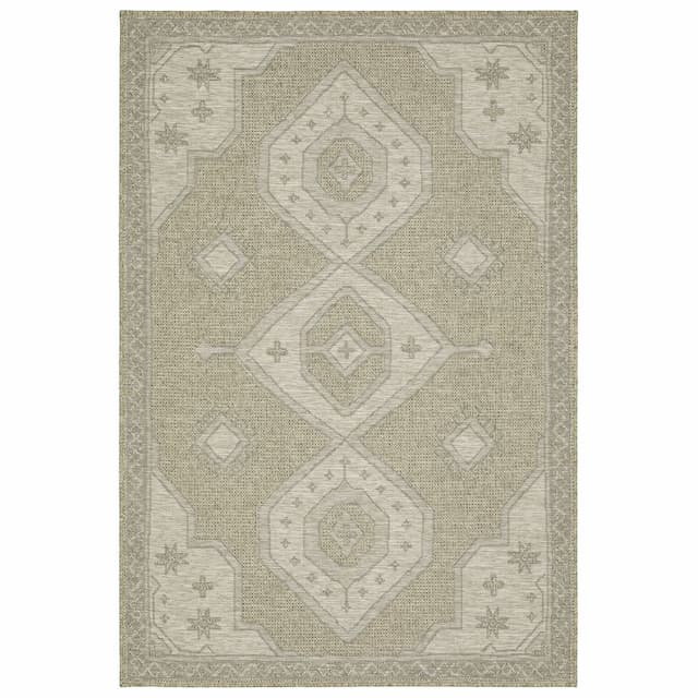 Tortuga TR08A Beige/ Black Ultimate Performance Area Rug - 3'3" x 5'