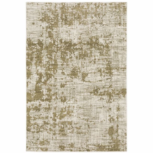 Venice 539W8 Beige/ Gold Indoor Area Rug - 3'10" x 5'5"