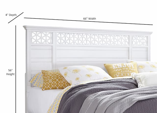 Cane Bay Queen Fretwork Panel Headboard 