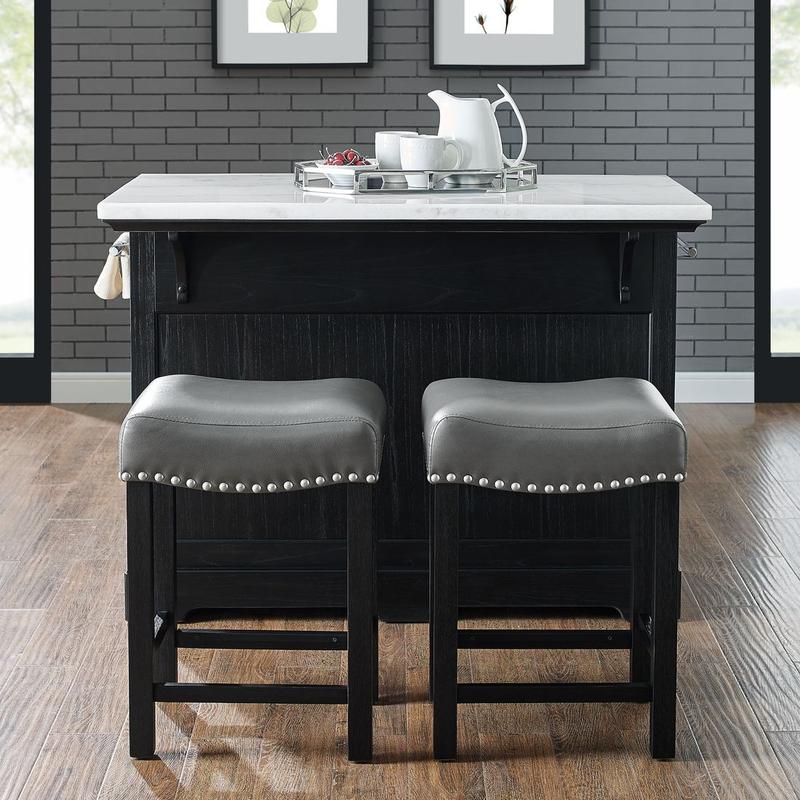 Aspen Kitchen Island 3pc Set