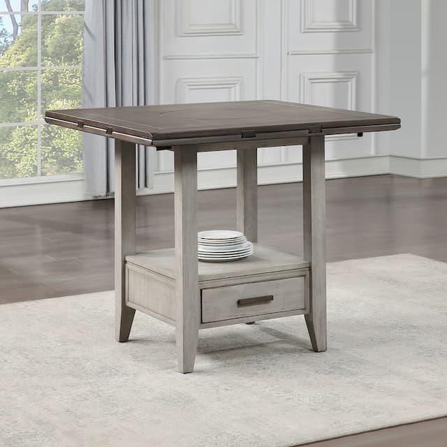 Abacus Drop Leaf Counter Table