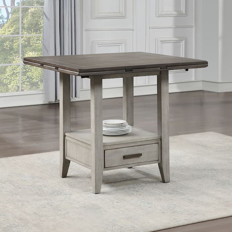 Abacus Drop Leaf Counter Table
