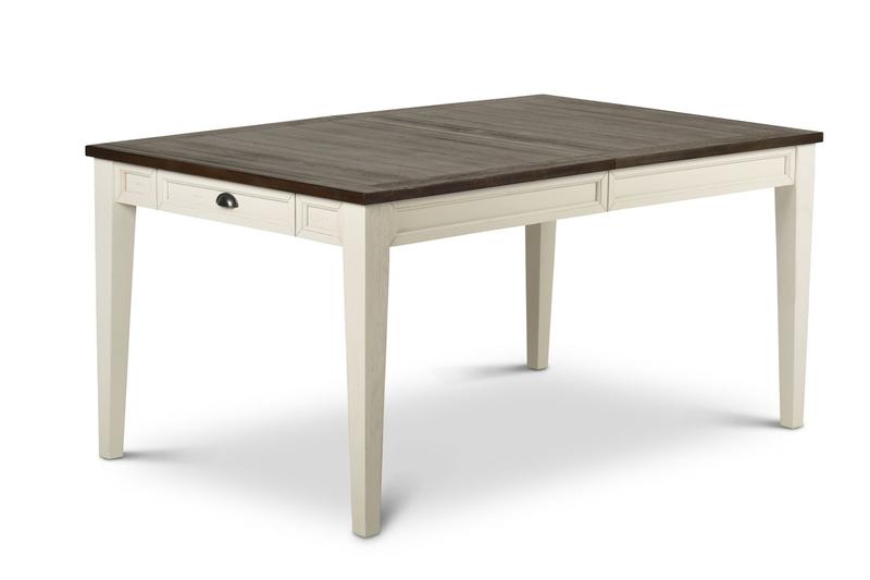Cayla Table Dark Oak/White