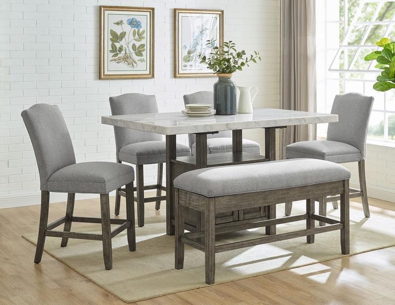 Grayson 6pc Counter Height Dining Set