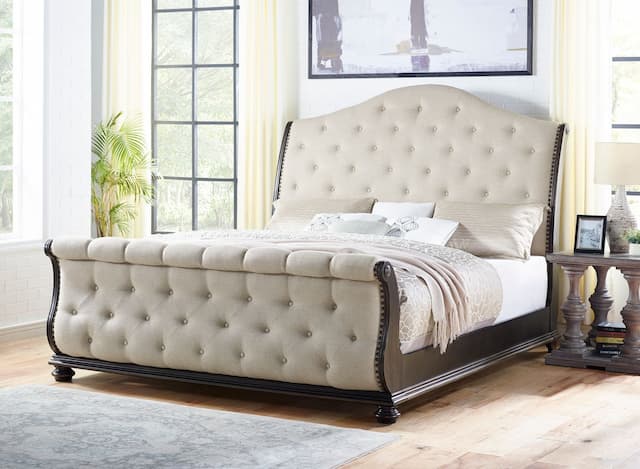 Rhapsody King Sleigh Bed