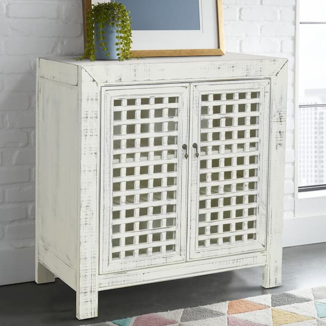 Rio Accent Cabinet White