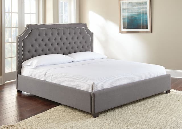 Willshire King Bed Gray