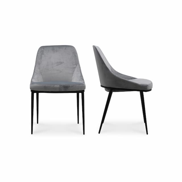 SEDONA DINING CHAIR GREY-SET OF TWO
