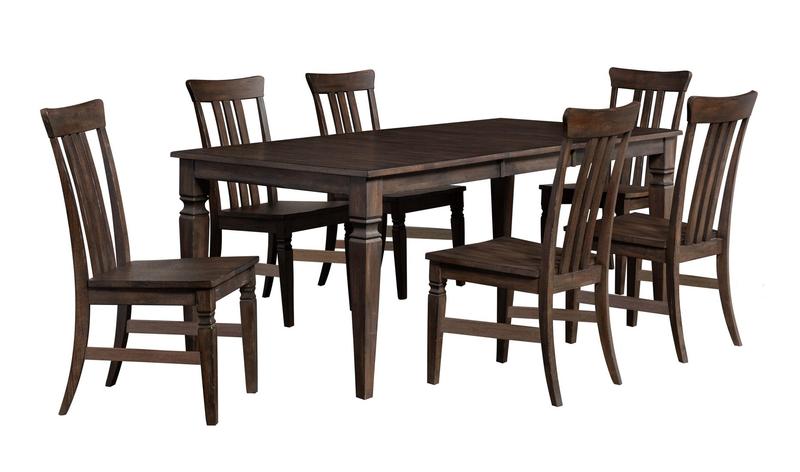 Kingston 60" - 78" Leg Table with (1) 18" Butterfly Leaf