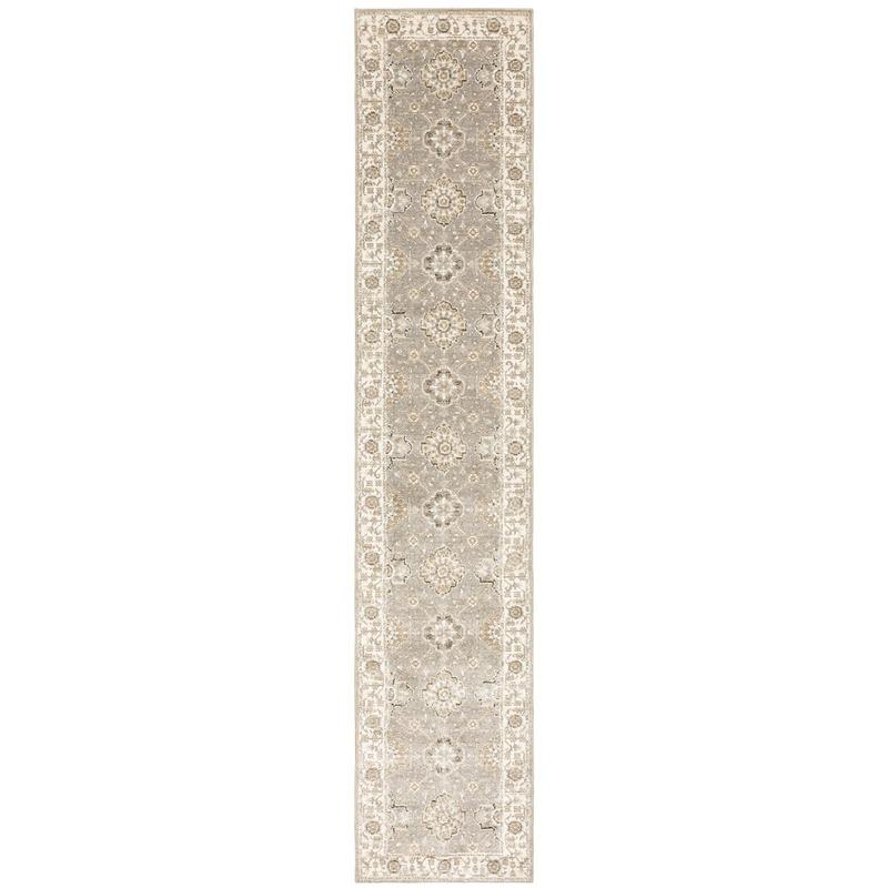 Andorra 8929H Grey/ Ivory Indoor Area Rug