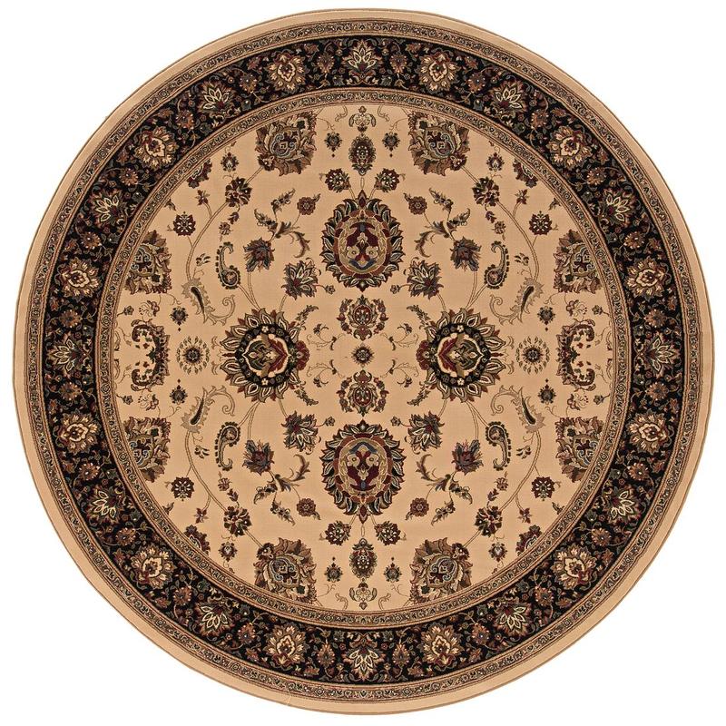 Ariana 130/7 Ivory/ Black Indoor Area Rug