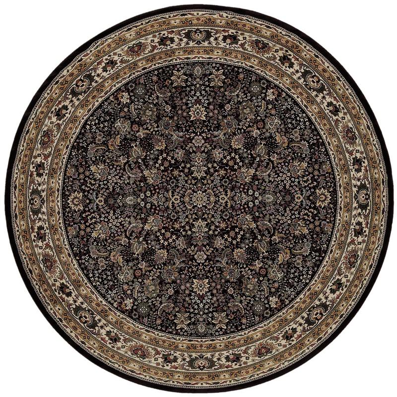 Ariana 213K8 Black/ Ivory Indoor Area Rug