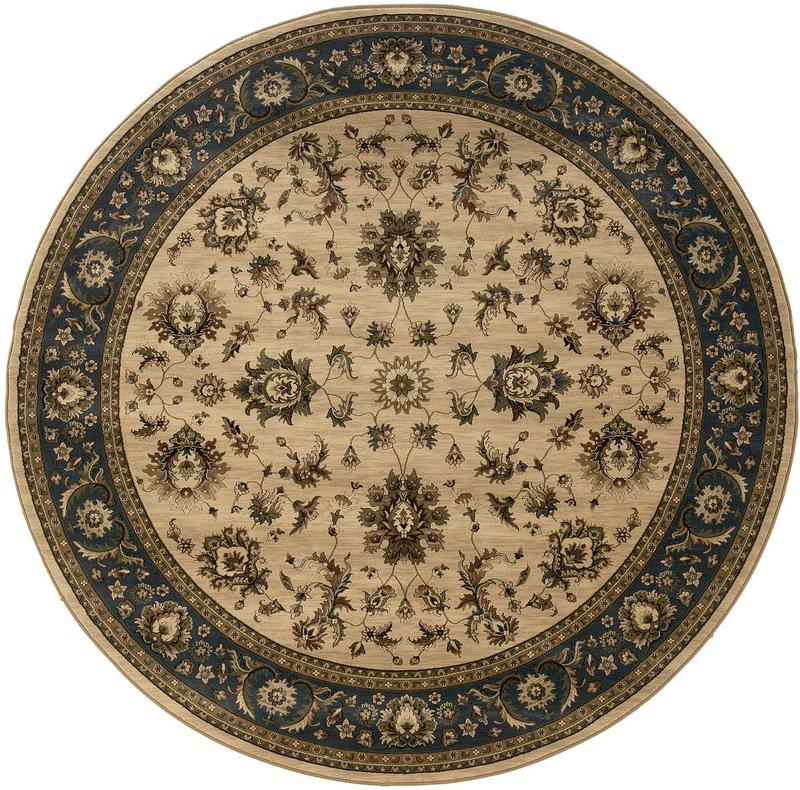 Ariana 311Z3 Ivory/ Blue Indoor Area Rug