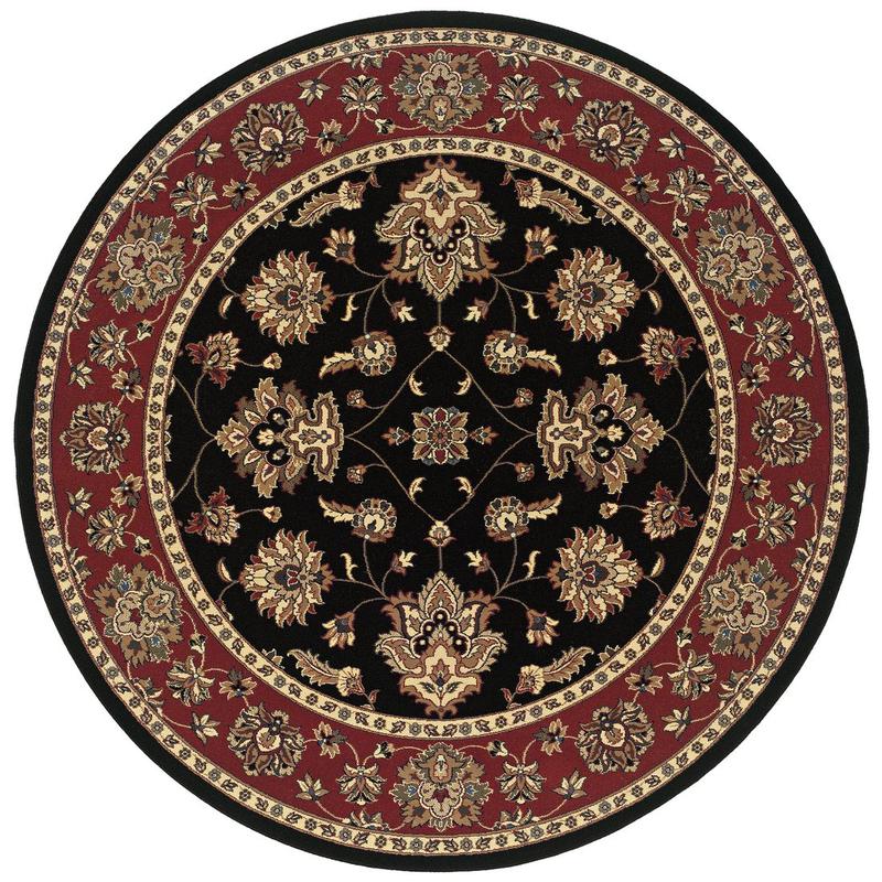 Ariana 623M3 Black/ Red Indoor Area Rug