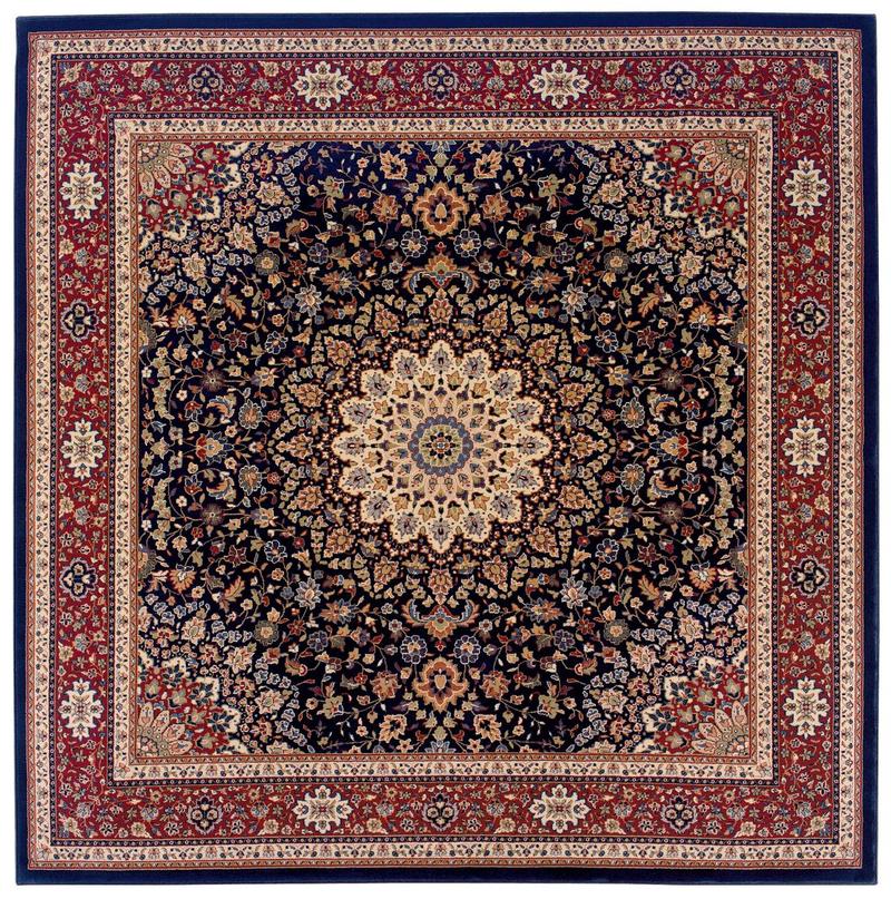 Ariana 095B3 Blue/ Red Indoor Area Rug
