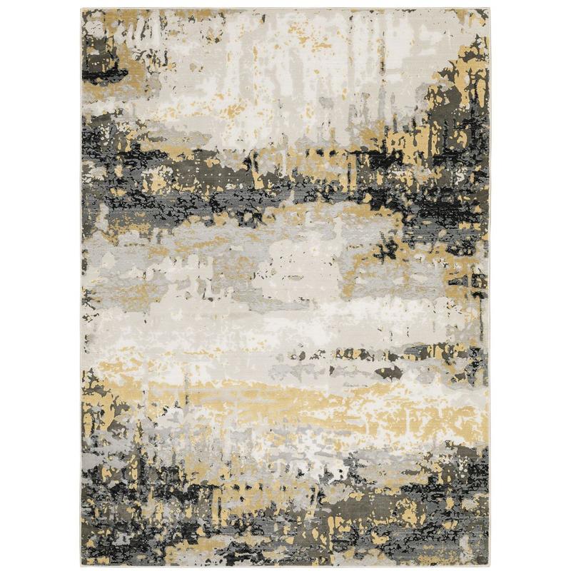 Caravan 2061X Grey/ Gold Indoor Area Rug